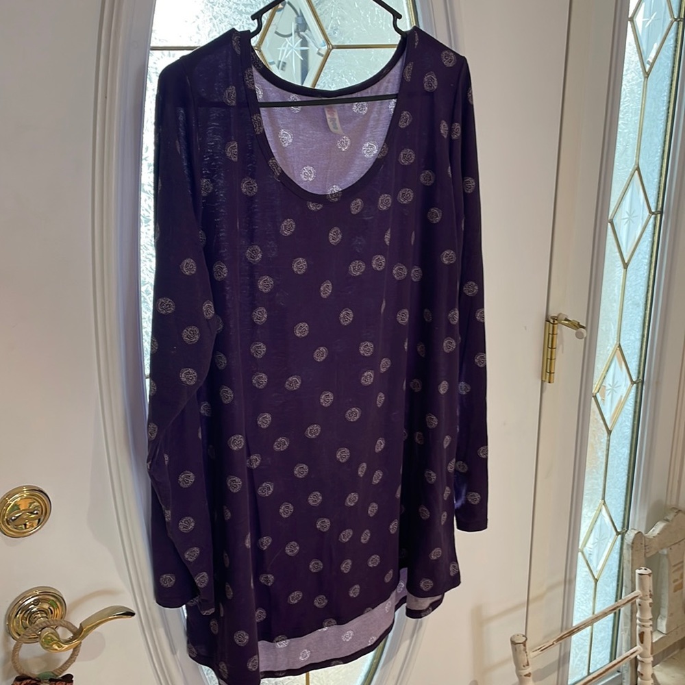 Rich purple polka dot Lynnae